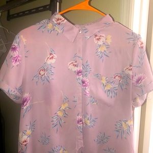 Floral Lavender Shirt